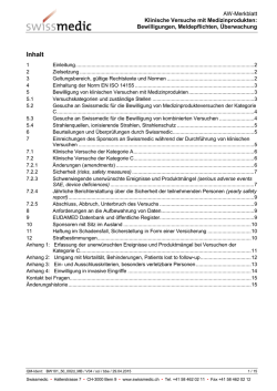 Inhalt - Swissmedic