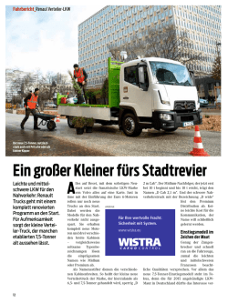 Ein gro&szlig;er Kleiner f&uuml;rs Stadtrevier - KFZ