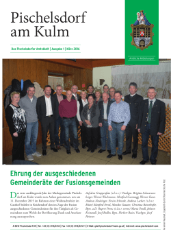 Pischelsdorfer Amtsblatt 1-2016