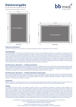 Druckdatenblatt für Sachet 80 x 130 mm