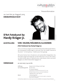 Hardy Krüger jr. - vukovits graphic design