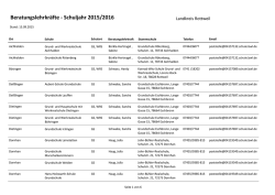 Landkreis Rottweil - Schulamt Donaueschingen