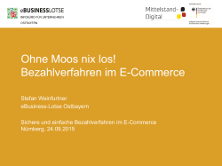 01_Bezahlverfahren_im_eCommerce - IHK Nürnberg für Mittelfranken