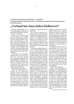 PM zum LEV-Treffen in Buchen