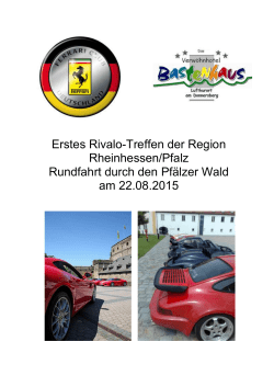 Rivalo-Treffen. - Ferrari Club Deutschland