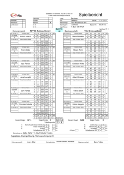 DKBC Spielbericht 120 Wurf f&uuml;r Auswertung stand 08.2015