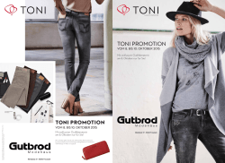 toni promotion - Gutbrod Modehaus