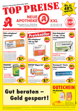 Gut beraten – Geld gespart!