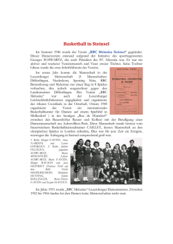Basketball in Steinsel