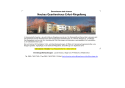 Neubau Quartiershaus Erfurt-Ringelberg