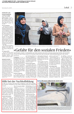 St.Galler Tagblatt AG 2015 - Stiftung Arbeitsgestaltung