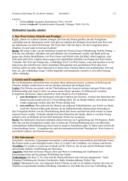 Heilsmittel (media salutis) - EKHN