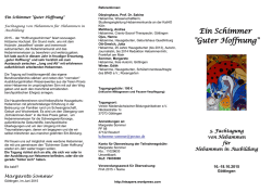 Ein Schimmer "Guter Hoffnung"
