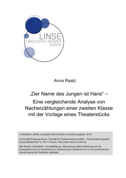 Arbeit als PDF - Linse - Universität Duisburg