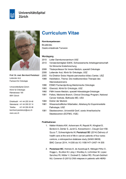 Bernhard_Pestalozzi_CV - Klinik f&uuml;r Onkologie