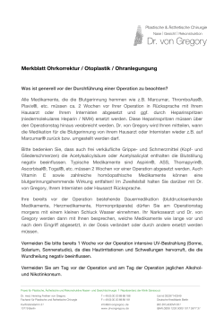 Merkblatt Ohrkorrektur