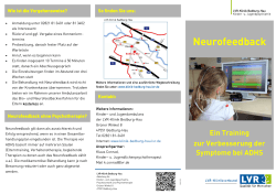 Neurofeedback - LVR-Klinik Bedburg-Hau