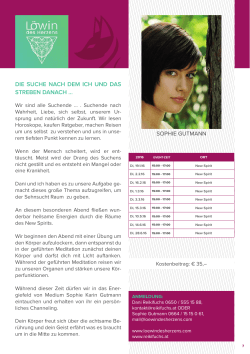 DIE SUCHE NACH DEM ICH UND DAS STREBEN DANACH