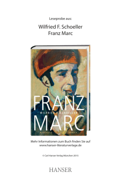 Franz Marc - Carl Hanser Verlag