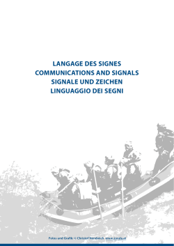 langage des signes communications and signals signale und