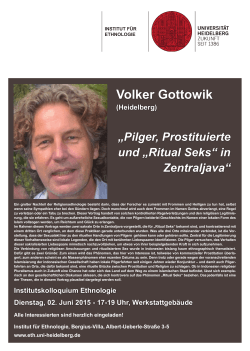 Volker Gottowik - 02.06..indd - Ethnologie an der Universität