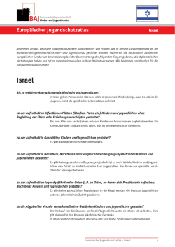 Israel - Bundesarbeitsgemeinschaft Kinder