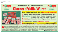 Glarner ›Fridli‹-Wurst ENNENDA