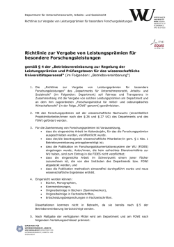 Richtlinien