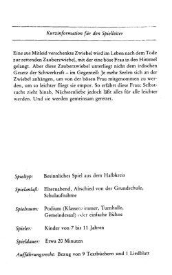 Die Zauberzwiebel