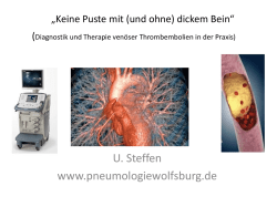 Keine Puste mit (und ohne) dickem Bein