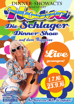 HOSSA - Die Schlager Dinner-Show 2016