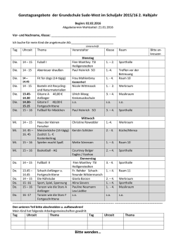 - Grundschule Sude-West