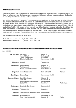 Verkaufsstellen MB-S&auml;cke - Landratsamt Schwarzwald-Baar
