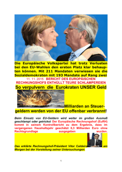 einträge zur euro