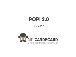 POP! 3.0 - mr.cardboard