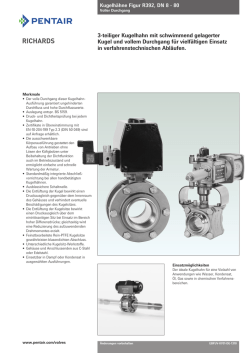 KTM Ball Valves, Figure R392