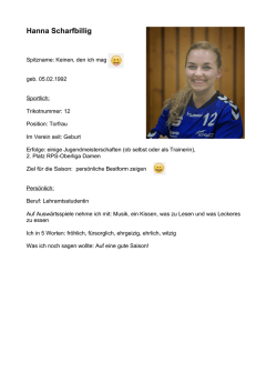 Hanna Scharfbillig