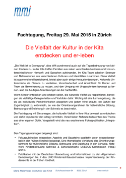 Die Vielfalt der Kultur in der Kita entdecken und er