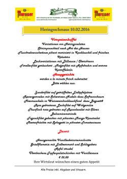 Heringsschmaus 10.02.2016