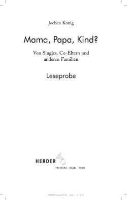 Mama, Papa, Kind?