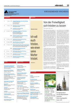 Ich will euch tr&ouml;sten, wie einen seine Mutter tr&ouml;stet.