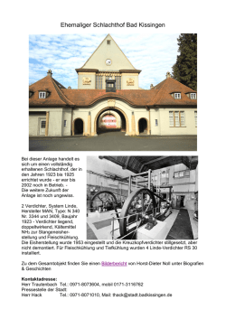 Ehemaliger Schlachthof Bad Kissingen