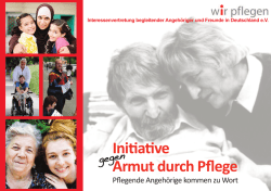 Initiative Armut durch Pflege - Initiative gegen Armut durch Pflege
