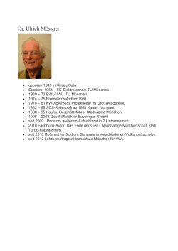 Dr. Ulrich M&ouml;ssner