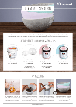 diy schale aus beton