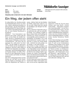 Ein Weg, der jedem offen steht