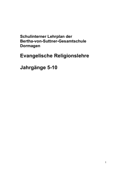 Ev. Religion - Bertha-von-Suttner