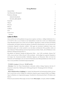 Georg Büchner Biographie und Werke