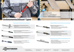 Infografik Drehmomentschlüssel-Typen