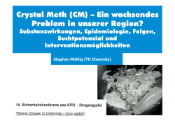 Crystal Meth - der Stadt Chemnitz